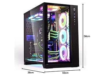 Amazon | LIANLI E-ATX対応PCケース 2面強化ガラスパネル